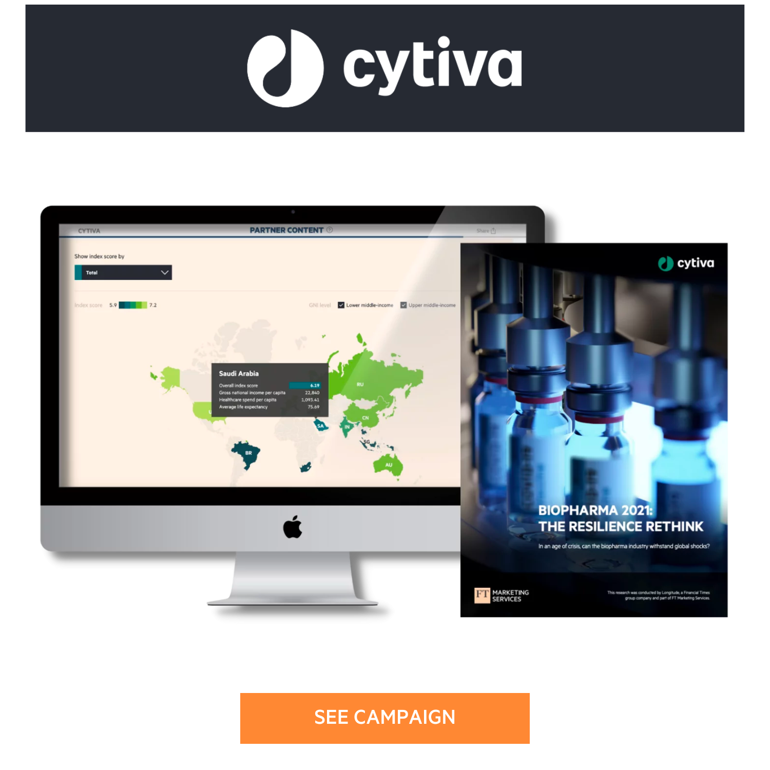 Cytiva and FT Longitude partner with the Financial Times to lift brand awareness and consideration post-pandemic
