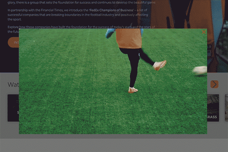 Person kicking a football on a pitch, representing sports technology featured in Spiideo video